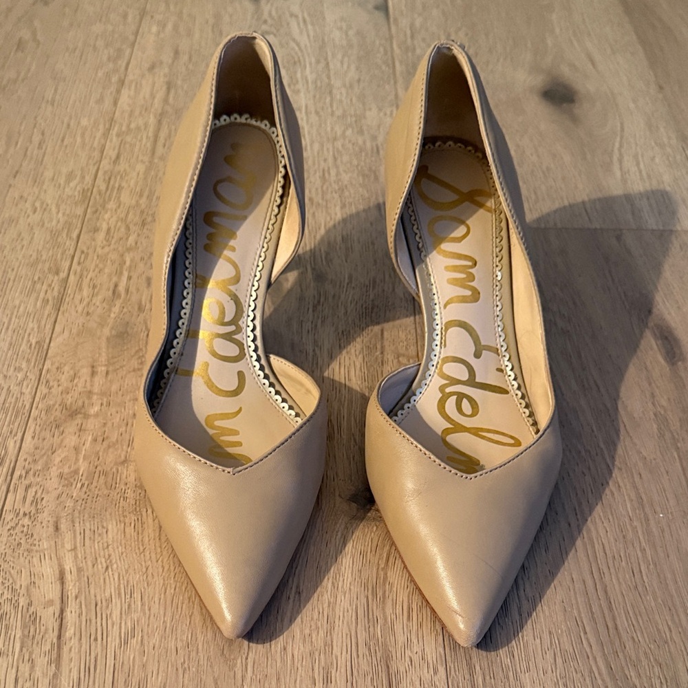 Sam Edelman Nude Pointed Heels